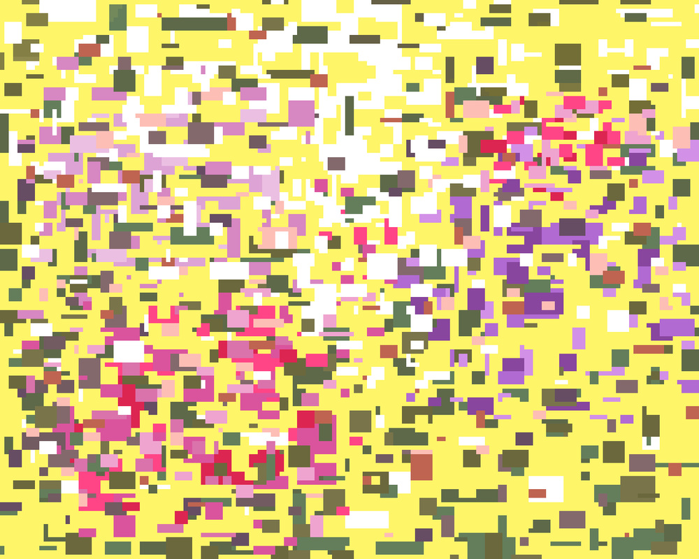 Flowerbed. 36" x 36". 2011.