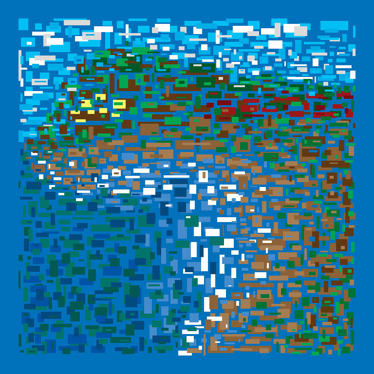 Ferradura. 36" x 36". 2006