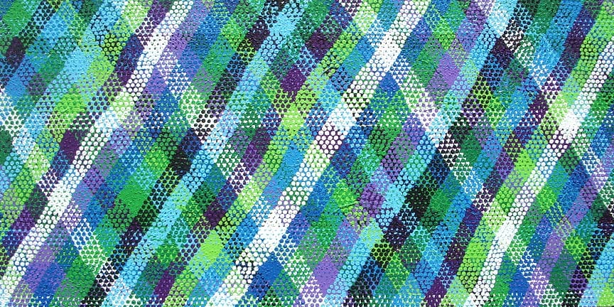 Triangles. 24" x 48". 2005.